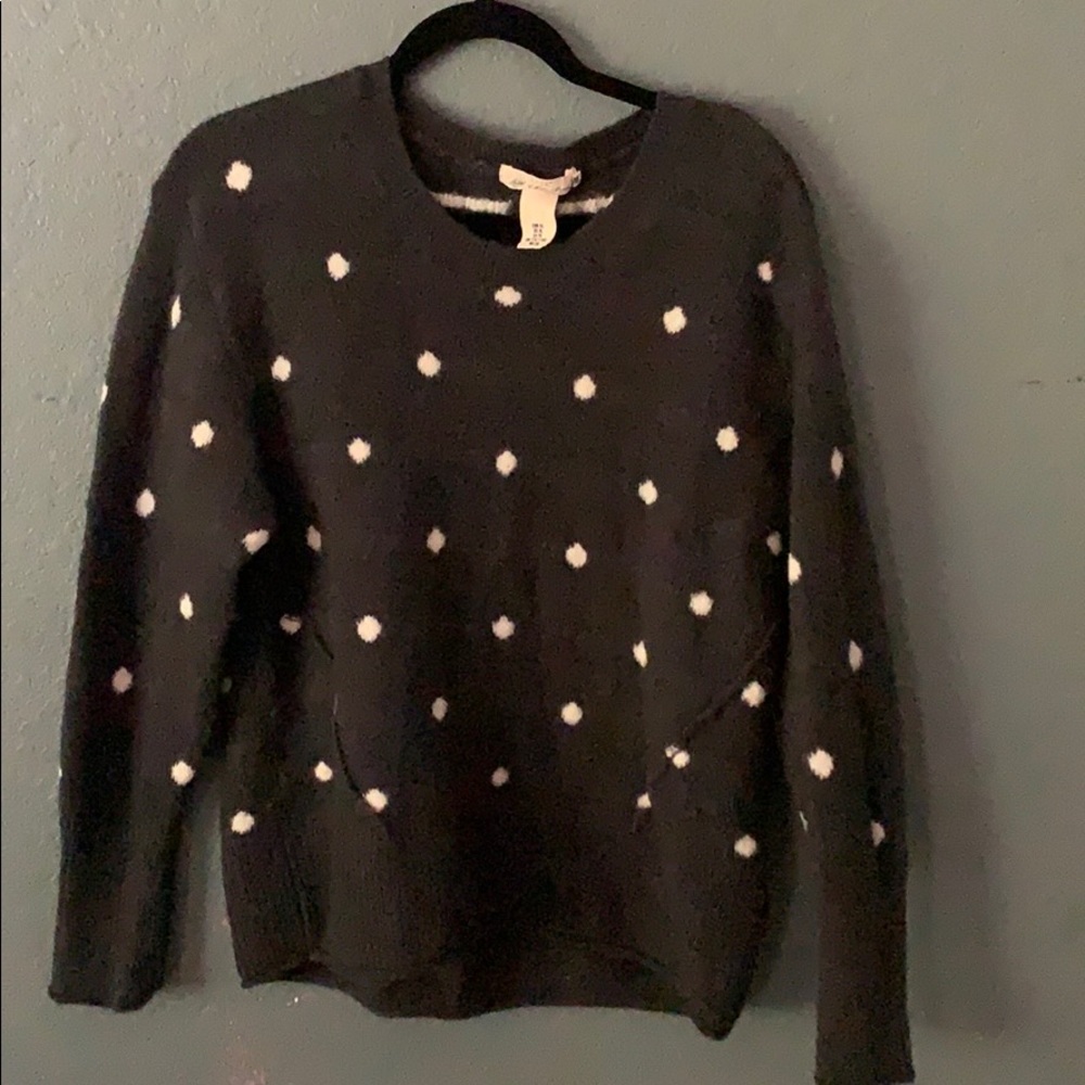 Polka dot sweater